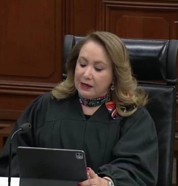 Cadena perpetua es incompatible con la Constituci&oacute;n: Ministra Esquivel