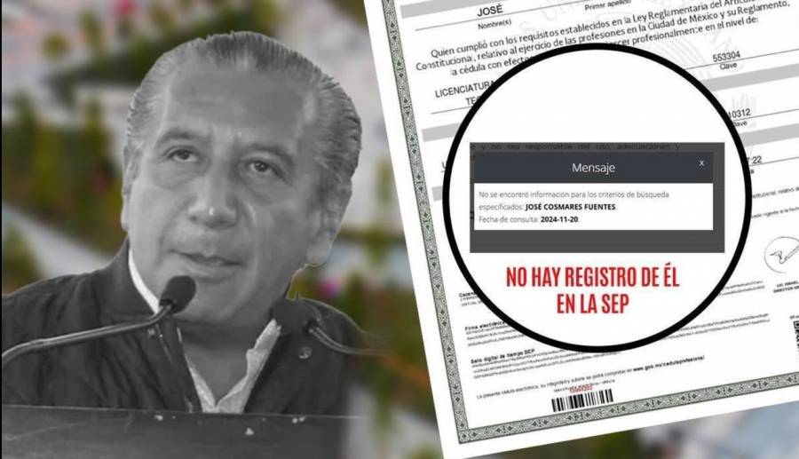 Acusan presunta falsificación de cédula a servidor público del Edomex