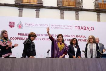 Clara Brugada busca una ciudad cooperativista para fortalecer cuidados, econom&iacute;a solidaria y desarrollo de las mujeres