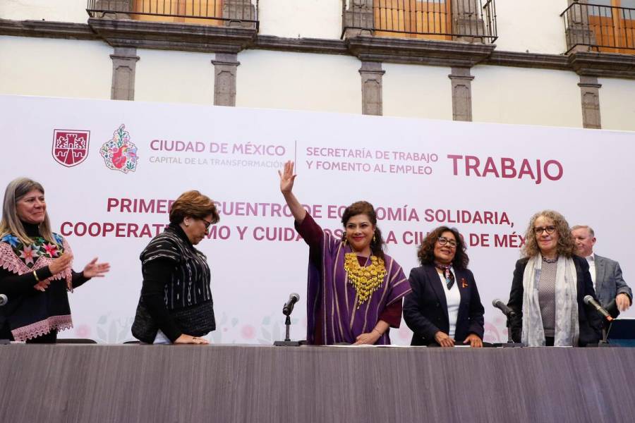 Vamos por una ciudad cooperativista que impulse los cuidados y la econom&iacute;a solidaria: Clara Brugada