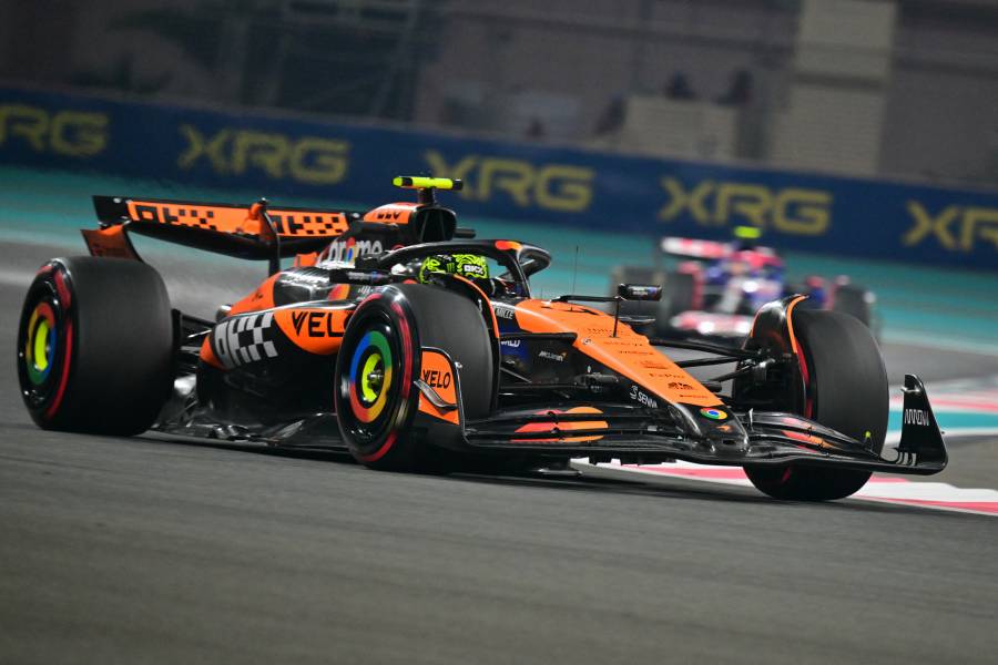 Lando Norris domina la segunda sesión de libres en Abu Dabi