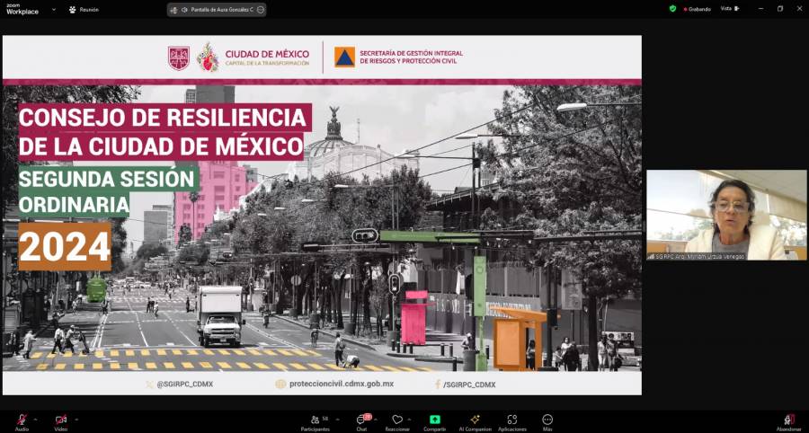 CDMX refuerza estrategias de resiliencia en Segunda Sesión Ordinaria del Consejo 2024
