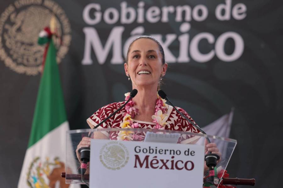Sheinbaum y Am&eacute;rico Villareal eval&uacute;an nueva sede de Agencia Nacional de Aduanas