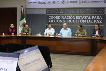 Omar Garc&iacute;a Harfuch participa en gabinete de Seguridad en Sinaloa