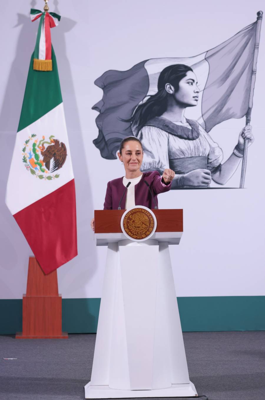“México es un país libre, soberano e independiente”, responde presidenta a Sheinbaum