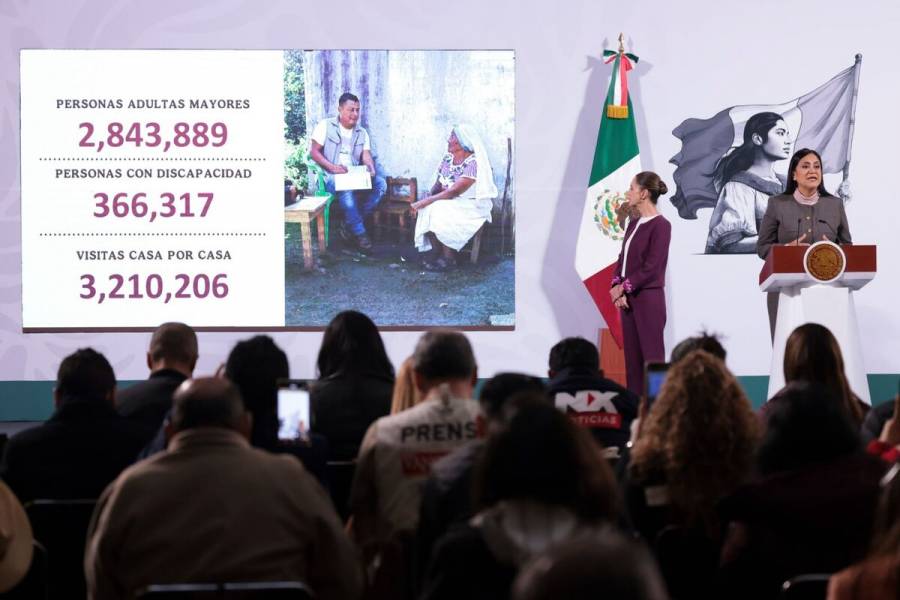 En enero y febrero entrega de apoyos a mujeres de 63 y 64 años: secretaria de Bienestar