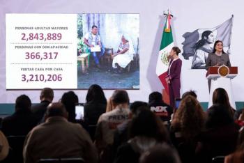 En enero y febrero entrega de apoyos a mujeres de 63 y 64 a&ntilde;os: secretaria de Bienestar