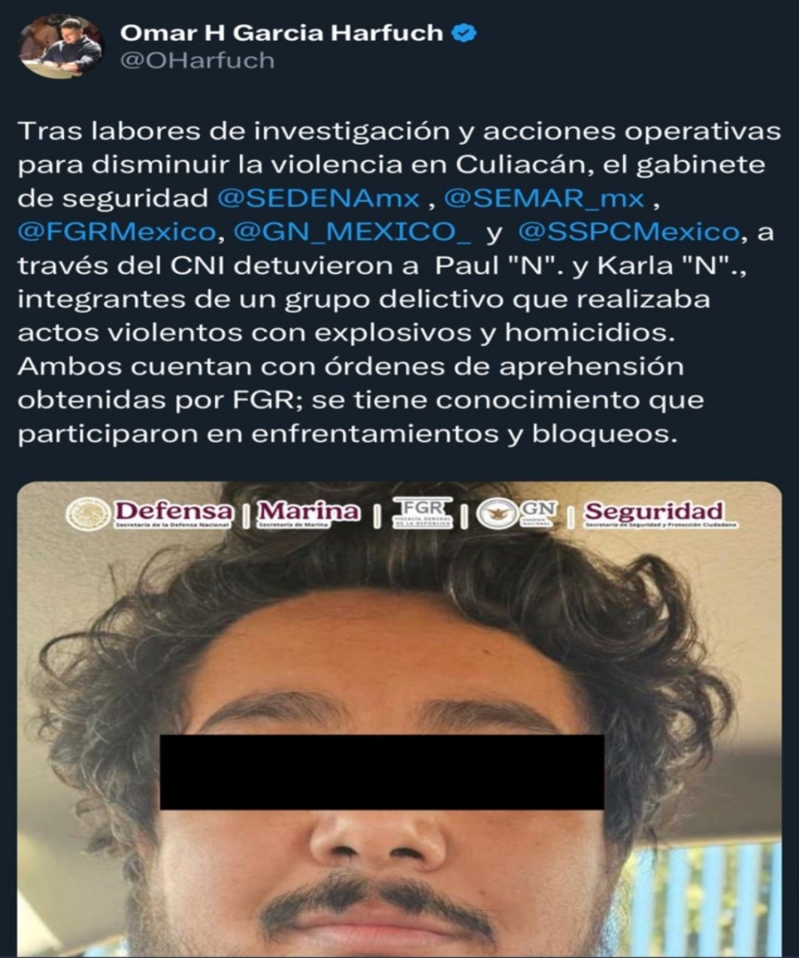 Gabinete de Seguridad logra la detención de dos criminales ligados a 