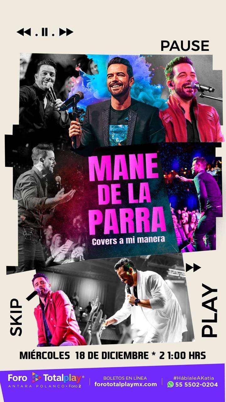 Mane de la Parra presenta su concierto 