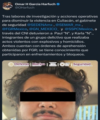 Gabinete de Seguridad logra la detenci&oacute;n de dos criminales ligados a 