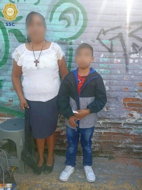 Niño extraviado en peregrinación por la Virgen de Guadalupe se reúne con su abuela gracias a la SSC