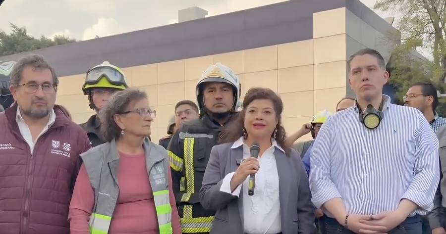 Incendio en edificio de la alcaldía Benito Juárez deja cuatro muertos; Clara Brugada se solidariza con familiares de las víctimas