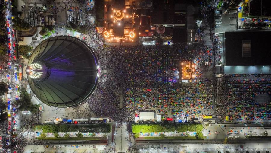 Récord de 12.1 millones de peregrinos en la Basílica de Guadalupe: saldo blanco y operativo exitoso