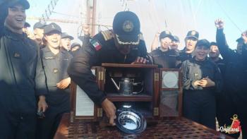 Velero Cuauht&eacute;moc recibe la prestigiosa Tetera Boston 2024