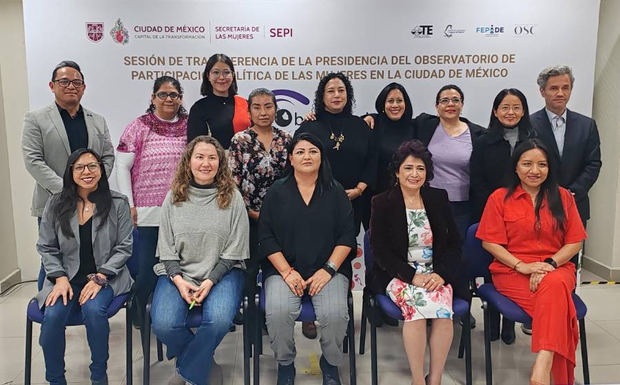 Asume Secretaría de las Mujeres la presidencia del Observatorio de Participación Política en CDMX