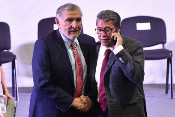 Sheinbaum llama a Monreal y Augusto L&oacute;pez a mantener la calma tras conflicto