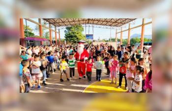 Navidad verde llena de alegr&iacute;a a comunidades de Axtla de terrazas