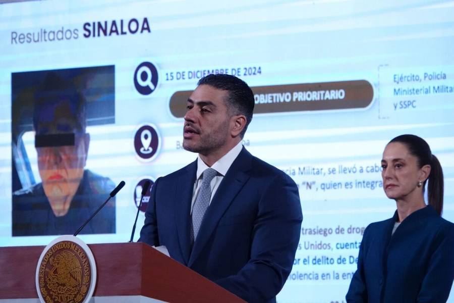 García Harfuch revela cuáles fueron los golpes al narco en Sinaloa
