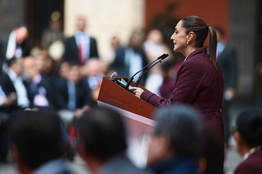 Sheinbaum reúne a Adán Augusto y Monreal en Palacio, tras conflicto