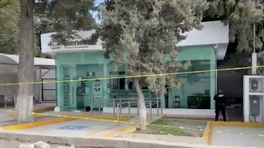 Roban casi un millón de pesos de sucursal del Banco del Bienestar en Puebla