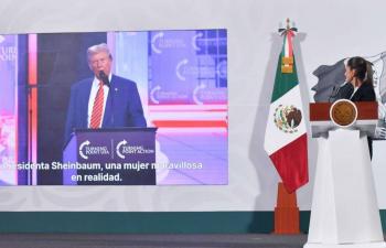 Sheinbaum descarta que Trump busque intervencionismo tras dichos sobre c&aacute;rteles en M&eacute;xico