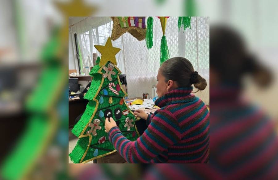 Más de 500 piñatas llenan de alegría las posadas navideñas en Soledad