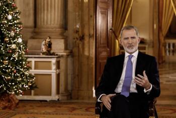 Felipe VI de Espa&ntilde;a recuerda en su mensaje de Navidad a los damnificados de las inundaciones