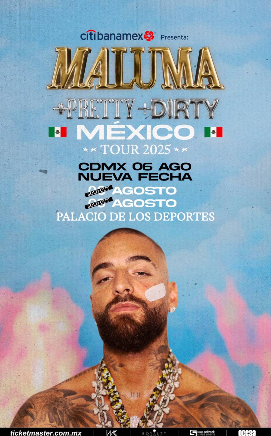 Maluma suma otra fecha a su gira 2025