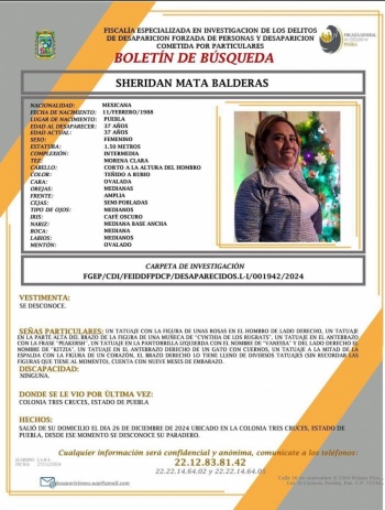 Reportan desaparici&oacute;n de la fundadora del Frente Poblano Contra Deudores Alimenticios