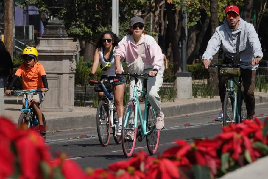 CDMX cierra 2024 con m&aacute;s de 3.8 millones de usuarios en paseos ciclistas y peatonales