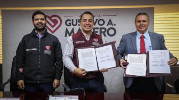 Gustavo A. Madero firma convenio para fortalecer la b&uacute;squeda de personas desaparecidas