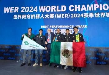 Estudiantes del Conalep obtienen primer lugar en Torneo Mundial de Rob&oacute;tica en Shangh&aacute;i: SEP