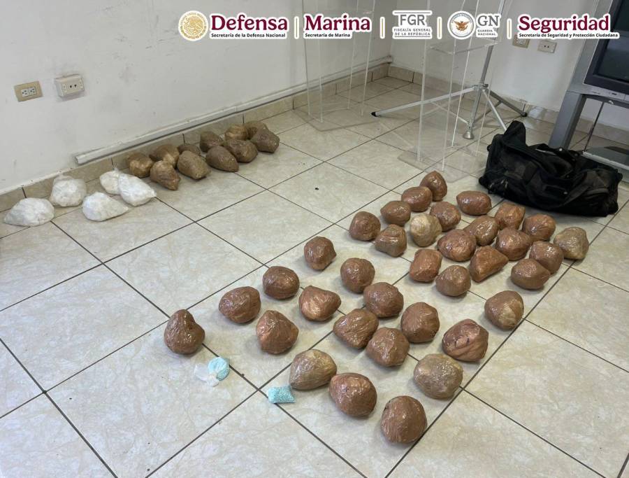 Detienen a un hombre con fentanilo y cristal en Sinaloa