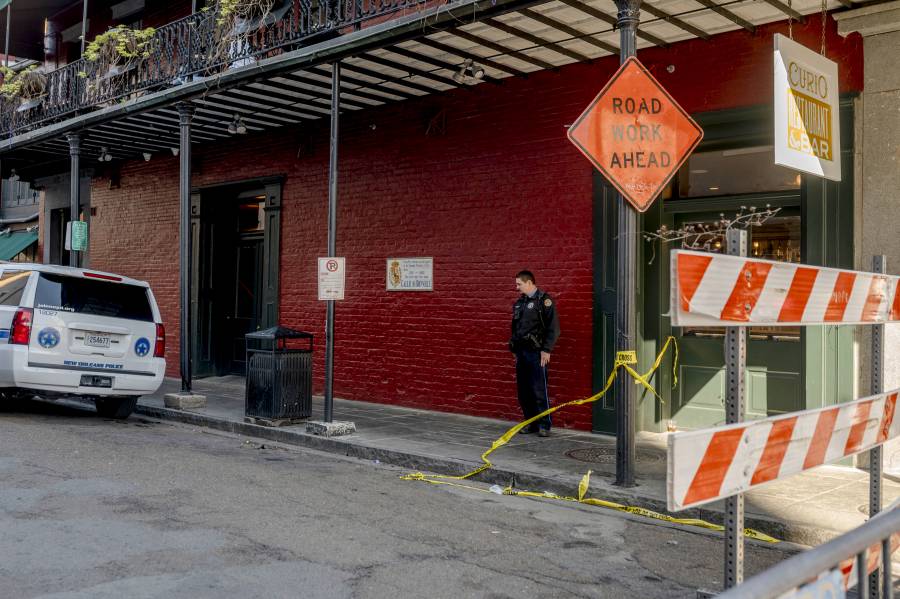 SRE confirma dos mexicanos afectados tras ataque en Nueva Orleans