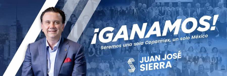 Juan Jos&eacute; Sierra &Aacute;lvarez asume presidencia de COPARMEX con llamado a la unidad nacional y evitar la polarizaci&oacute;n