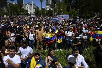 Opositor venezolano anuncia conversa com Biden nos EUA