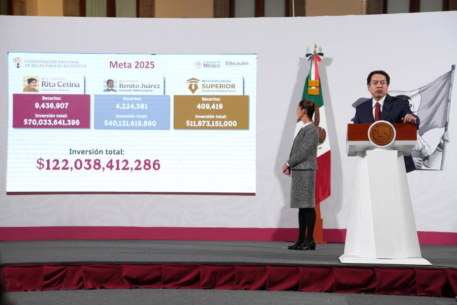 SEP anuncia inversión récord para becas y mejora de escuelas en 2025