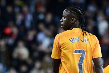 Suspensi&oacute;n de dos partidos a Vinicius tras su expulsi&oacute;n en Valencia