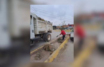 Trabajos de limpieza y mantenimiento mejoran imagen de Villa de Pozos