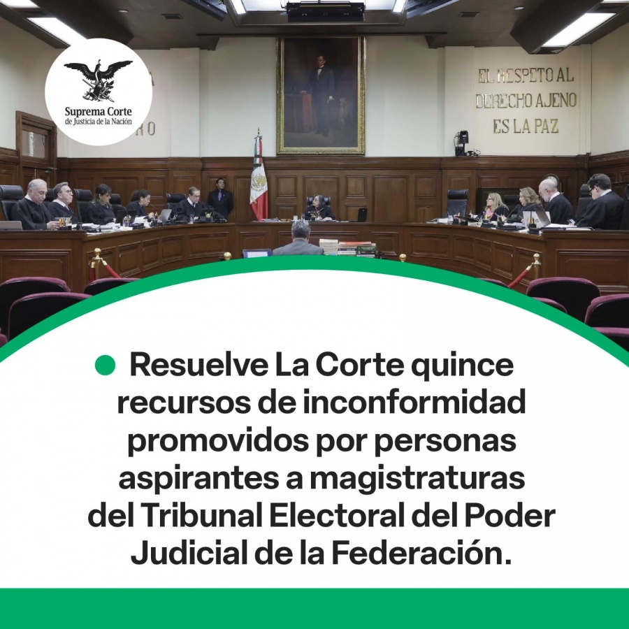 SCJN revoca descalificación de siete aspirantes a Jueces Federales