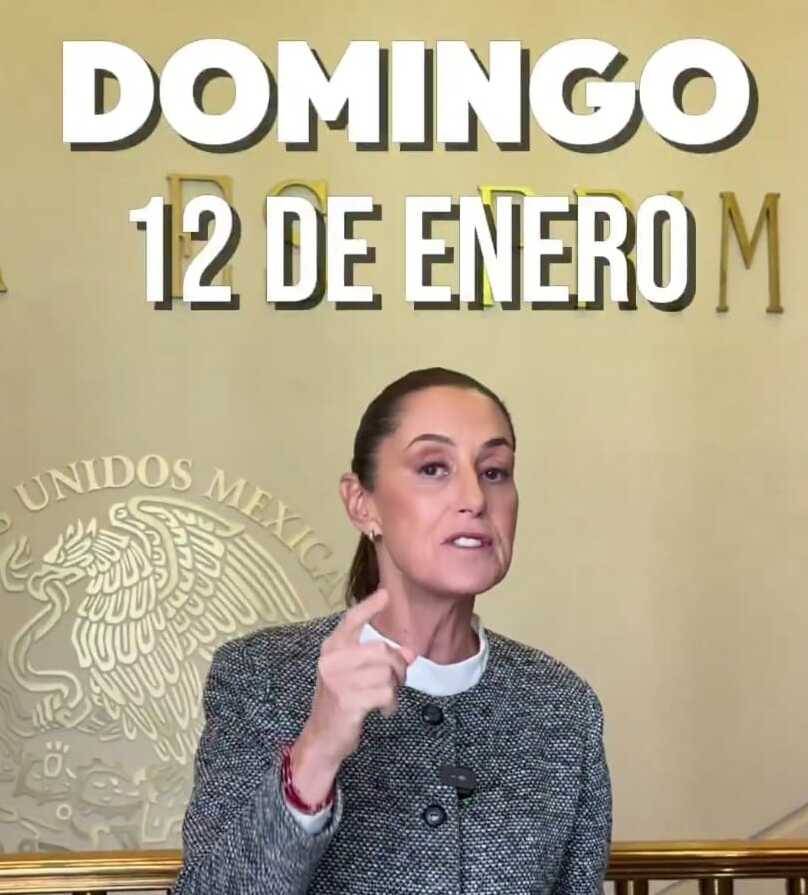 Sheinbaum invita al informe de sus primeros 100 días en el gobierno, en el Zócalo