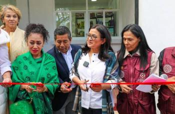 Aleida Alavez inaugura lecher&iacute;a y remodelaci&oacute;n de la Casa del Pueblo en Iztapalapa