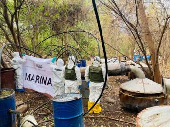 Desmantela Marina otro narcolaboratorio en Sinaloa