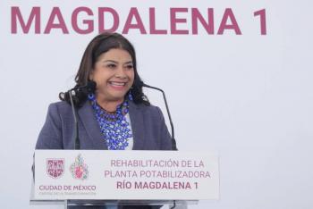 Rehabilitan Planta Potabilizadora R&iacute;o Magdalena 1: Clara Brugada garantiza acceso a agua potable en La Magdalena Contreras