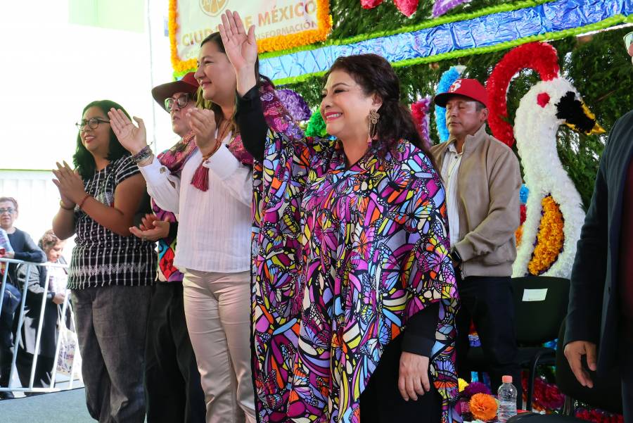 Clara Brugada lanza el programa Yólotl Anáhuac en Azcapotzalco