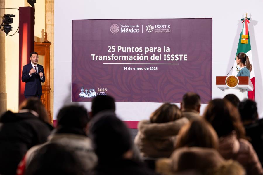 ISSSTE será transformado con plan de 25 puntos: Martí Batres