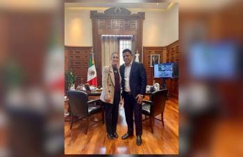 Ricardo Gallardo se re&uacute;ne con la presidenta Claudia Sheinbaum para impulsar proyectos clave