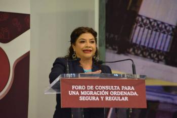 CDMX se compromete a proteger los derechos de los migrantes: Clara Brugada