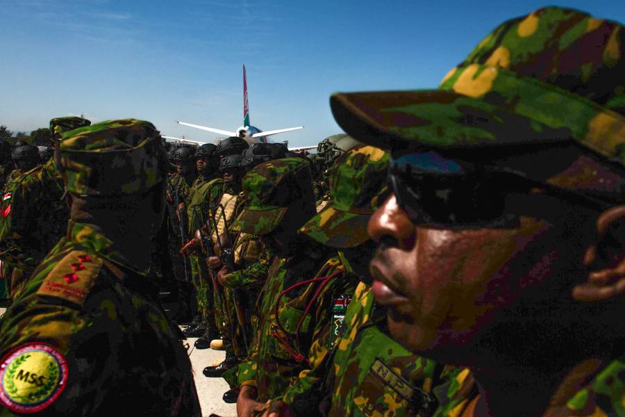 Haití recibe 217 policías adicionales de Kenia