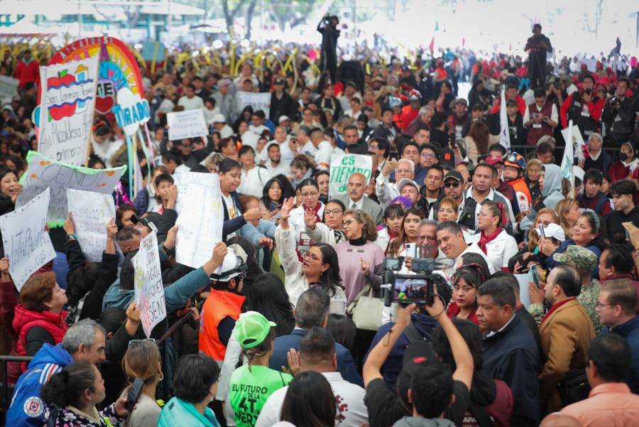 Aleida Alavez Ruiz presenta informe de 100 d&iacute;as en Iztapalapa destacando avances en seguridad y servicios p&uacute;blicos